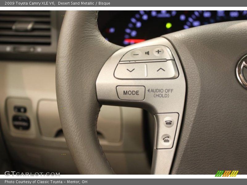 Desert Sand Metallic / Bisque 2009 Toyota Camry XLE V6