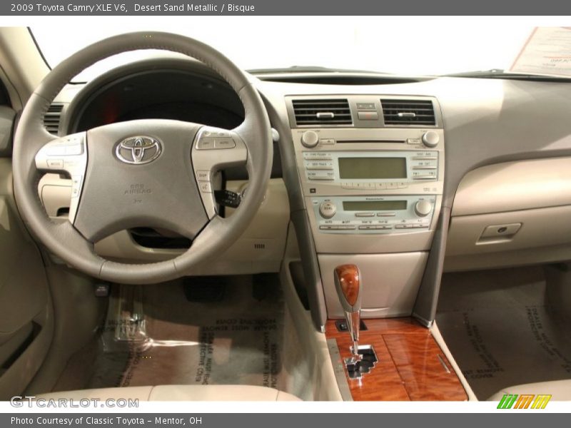 Desert Sand Metallic / Bisque 2009 Toyota Camry XLE V6