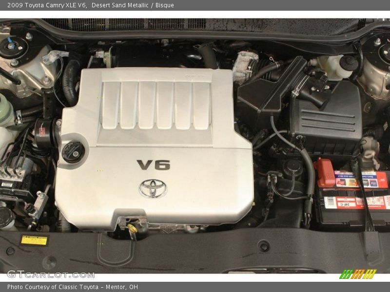 Desert Sand Metallic / Bisque 2009 Toyota Camry XLE V6