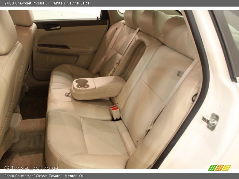 White / Neutral Beige 2008 Chevrolet Impala LT