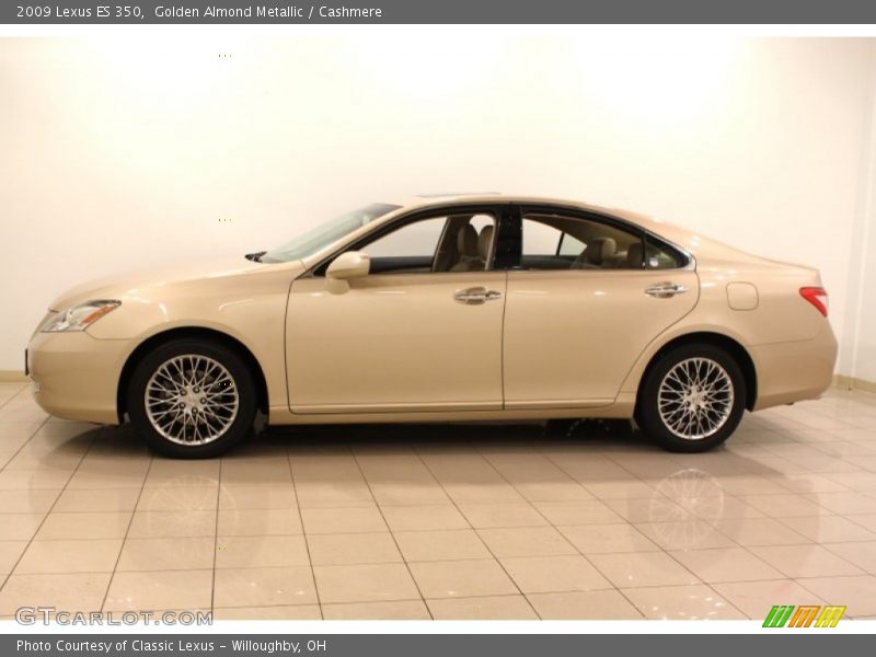 Golden Almond Metallic / Cashmere 2009 Lexus ES 350