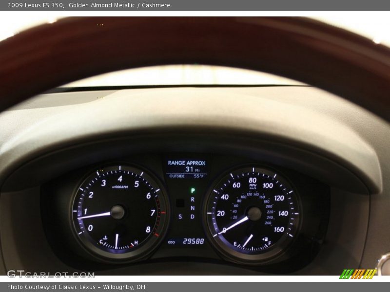 Golden Almond Metallic / Cashmere 2009 Lexus ES 350