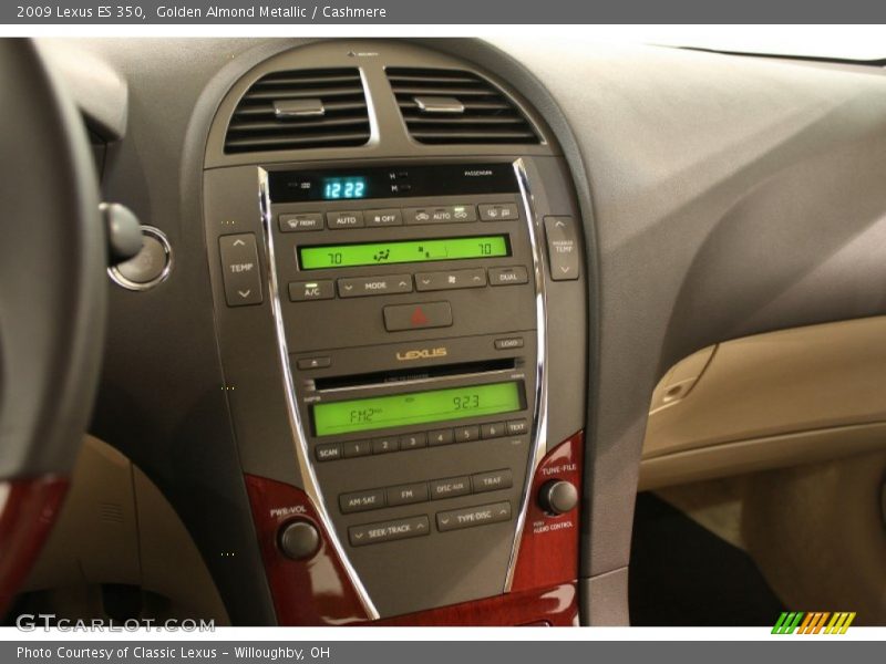 Golden Almond Metallic / Cashmere 2009 Lexus ES 350