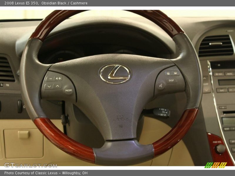 Obsidian Black / Cashmere 2008 Lexus ES 350