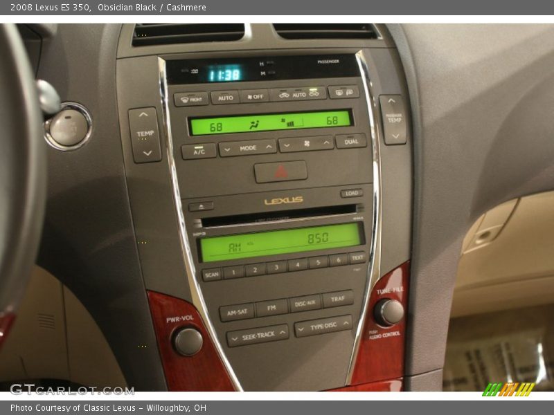 Obsidian Black / Cashmere 2008 Lexus ES 350