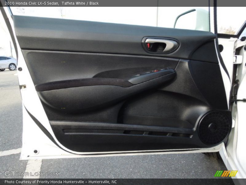 Taffeta White / Black 2010 Honda Civic LX-S Sedan