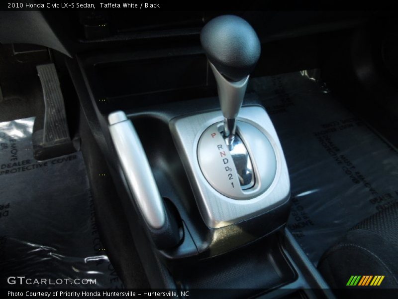 Taffeta White / Black 2010 Honda Civic LX-S Sedan
