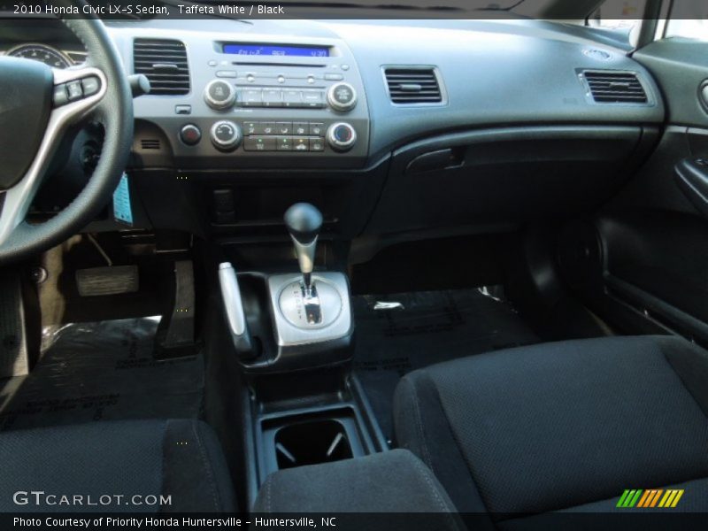 Taffeta White / Black 2010 Honda Civic LX-S Sedan