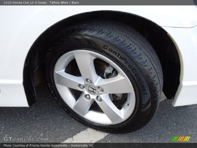 Taffeta White / Black 2010 Honda Civic LX-S Sedan