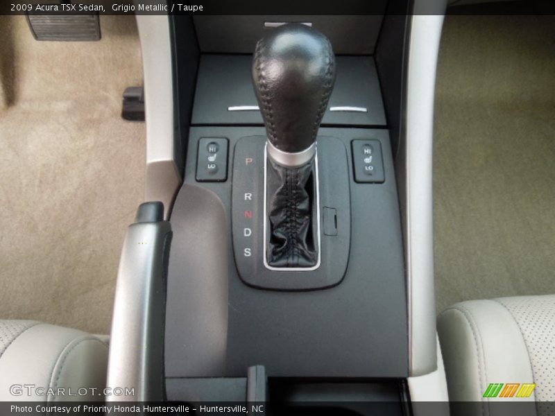 Grigio Metallic / Taupe 2009 Acura TSX Sedan