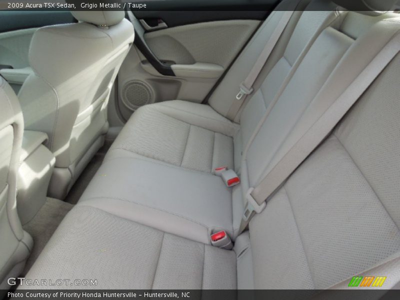 Grigio Metallic / Taupe 2009 Acura TSX Sedan