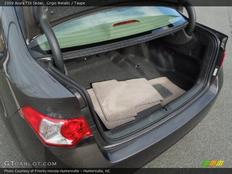 Grigio Metallic / Taupe 2009 Acura TSX Sedan