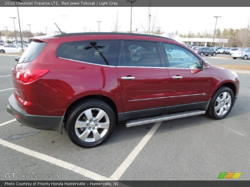 Red Jewel Tintcoat / Light Gray 2010 Chevrolet Traverse LTZ