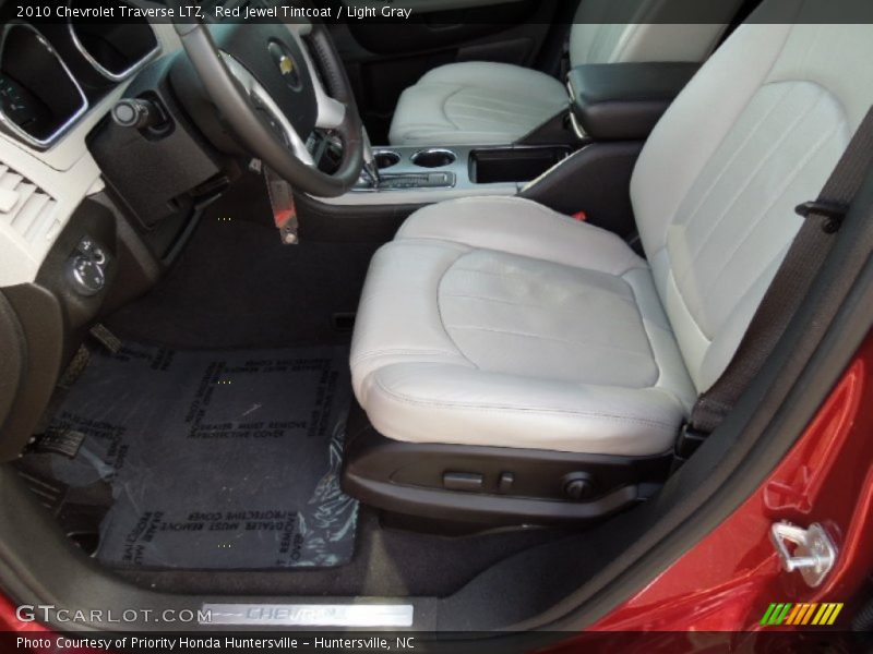 Red Jewel Tintcoat / Light Gray 2010 Chevrolet Traverse LTZ