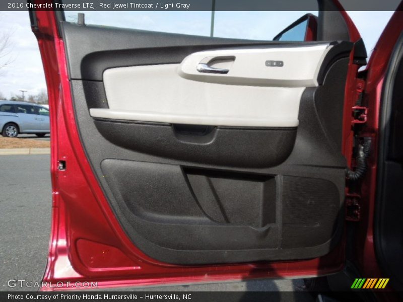 Red Jewel Tintcoat / Light Gray 2010 Chevrolet Traverse LTZ