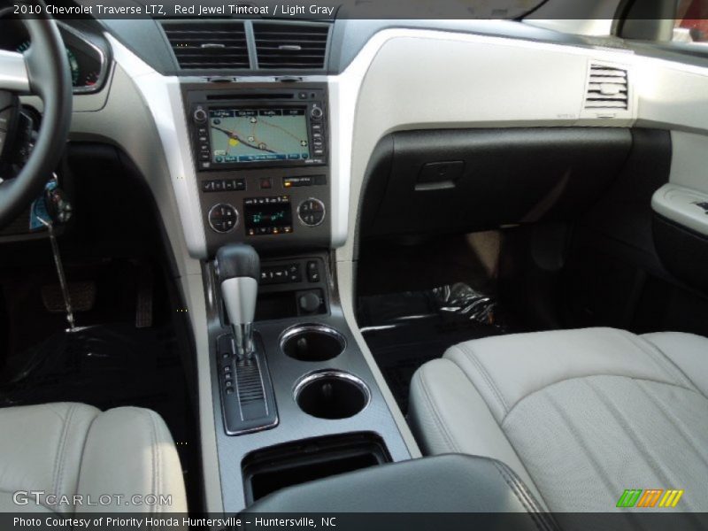 Red Jewel Tintcoat / Light Gray 2010 Chevrolet Traverse LTZ