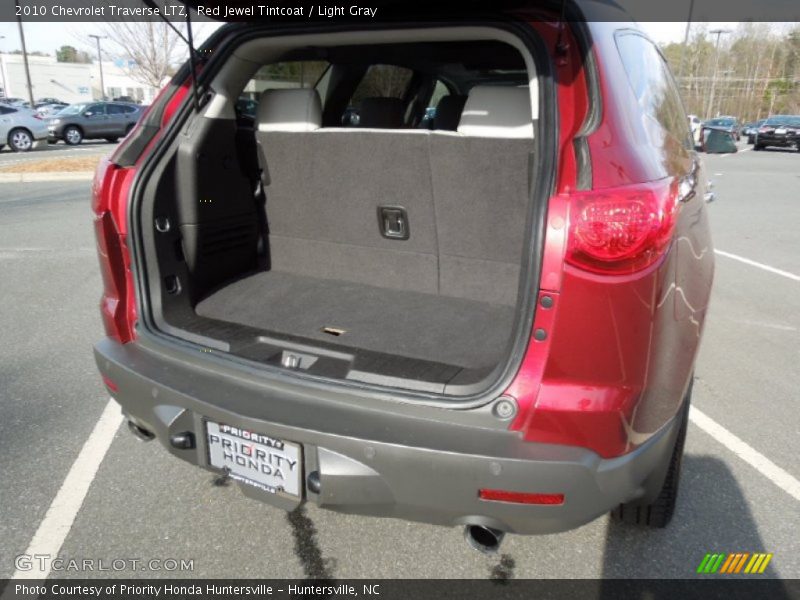 Red Jewel Tintcoat / Light Gray 2010 Chevrolet Traverse LTZ