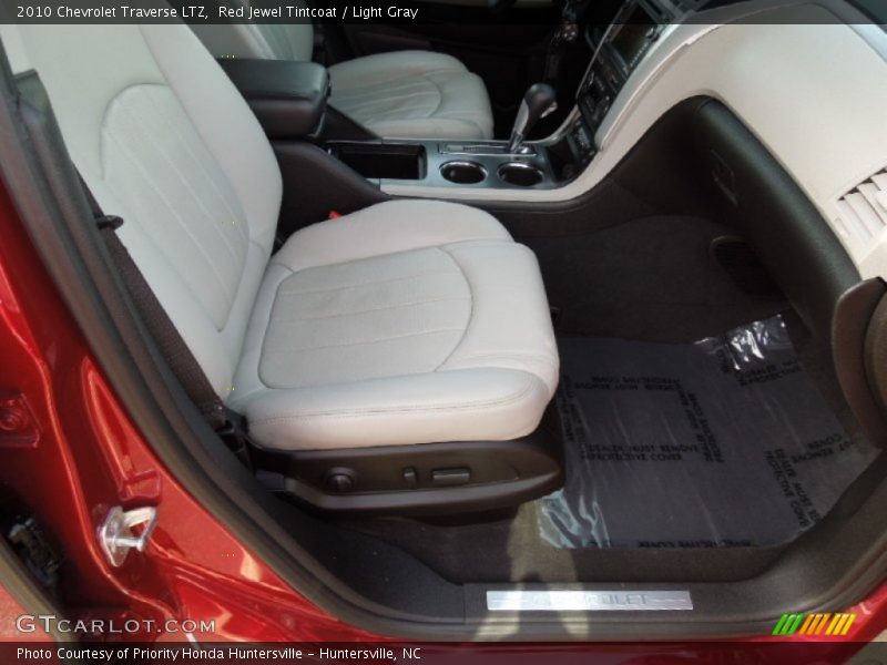 Red Jewel Tintcoat / Light Gray 2010 Chevrolet Traverse LTZ