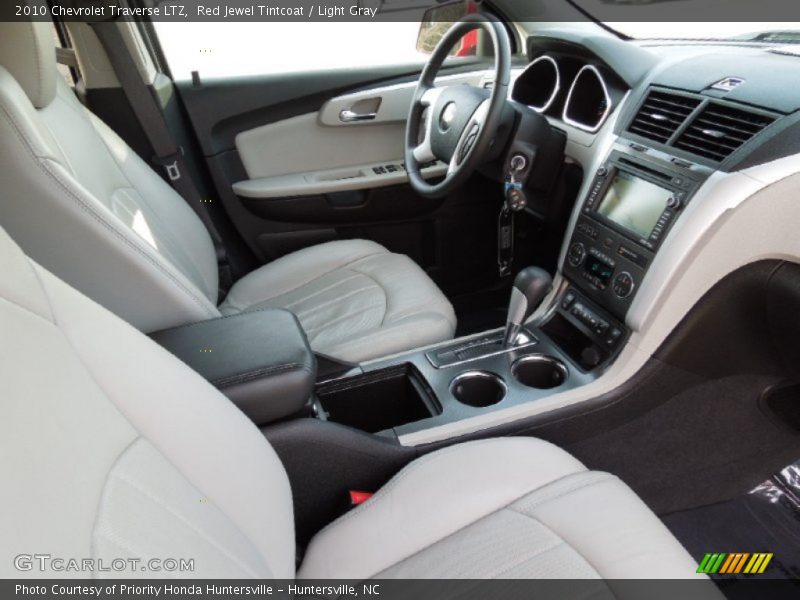 Red Jewel Tintcoat / Light Gray 2010 Chevrolet Traverse LTZ