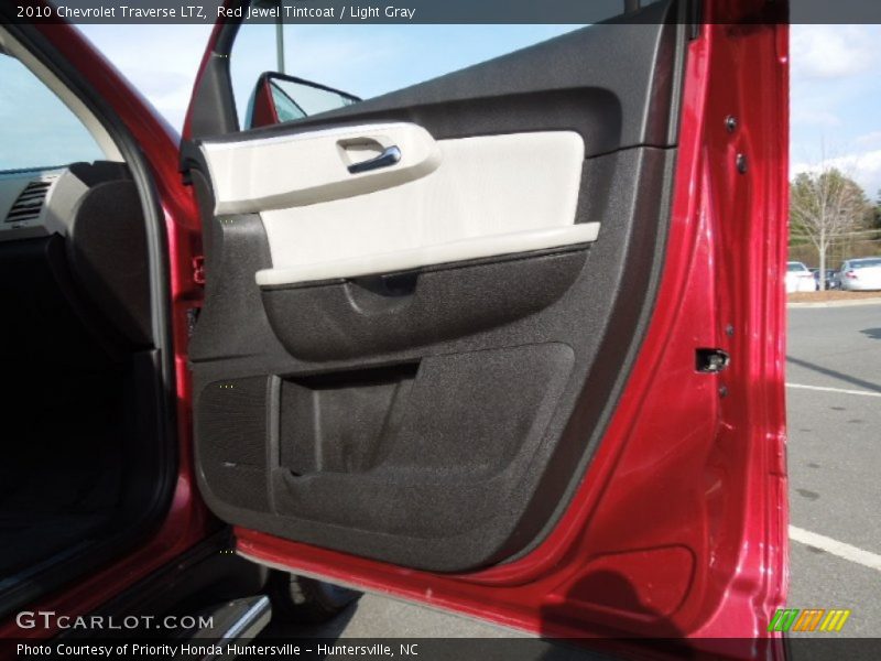 Red Jewel Tintcoat / Light Gray 2010 Chevrolet Traverse LTZ