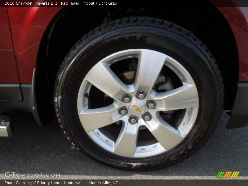 Red Jewel Tintcoat / Light Gray 2010 Chevrolet Traverse LTZ