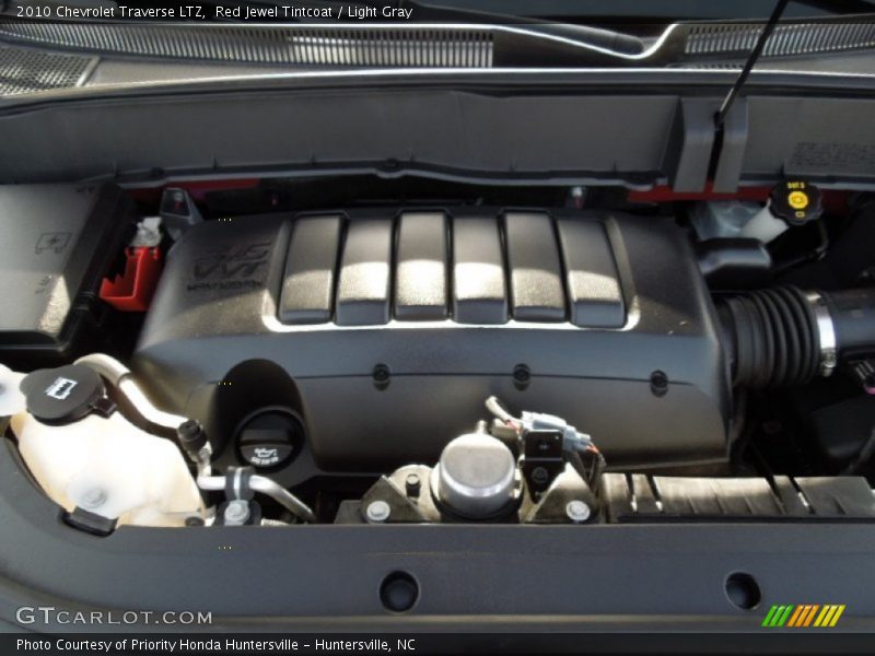 Red Jewel Tintcoat / Light Gray 2010 Chevrolet Traverse LTZ