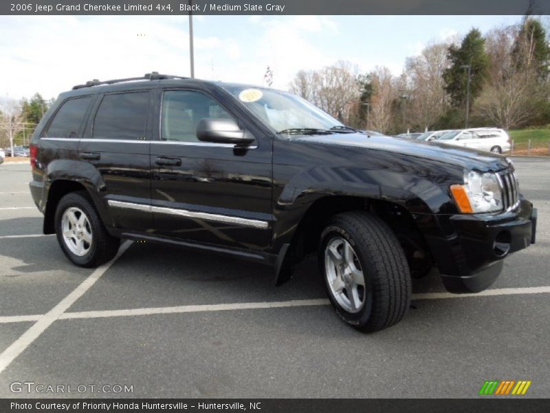 Black / Medium Slate Gray 2006 Jeep Grand Cherokee Limited 4x4
