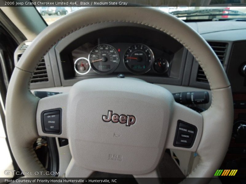 Black / Medium Slate Gray 2006 Jeep Grand Cherokee Limited 4x4