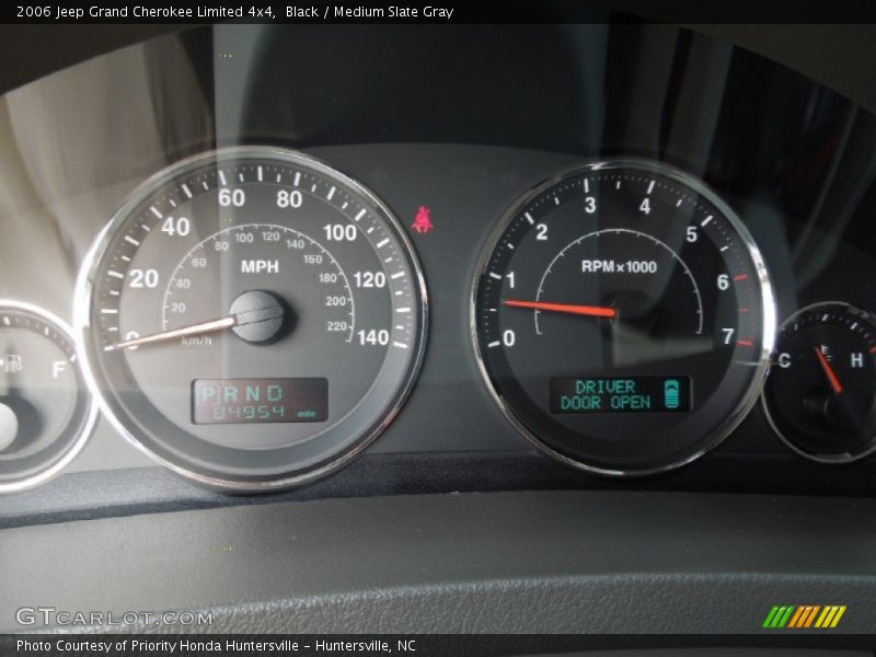 Black / Medium Slate Gray 2006 Jeep Grand Cherokee Limited 4x4