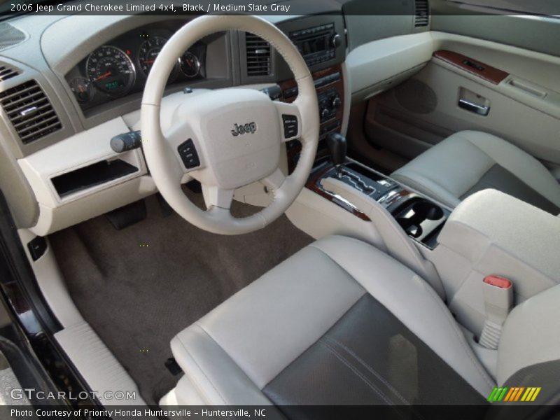 Black / Medium Slate Gray 2006 Jeep Grand Cherokee Limited 4x4