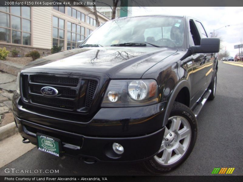 Black / Black 2008 Ford F150 FX4 SuperCrew 4x4