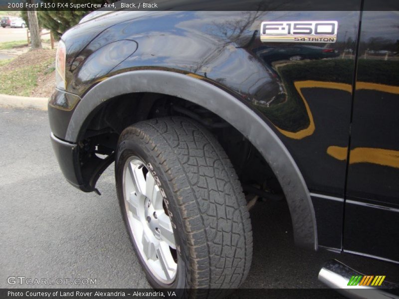 Black / Black 2008 Ford F150 FX4 SuperCrew 4x4
