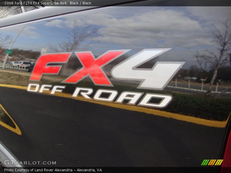 Black / Black 2008 Ford F150 FX4 SuperCrew 4x4