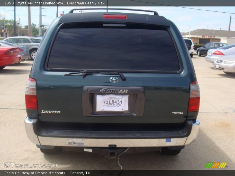Evergreen Pearl / Oak 1998 Toyota 4Runner Limited 4x4