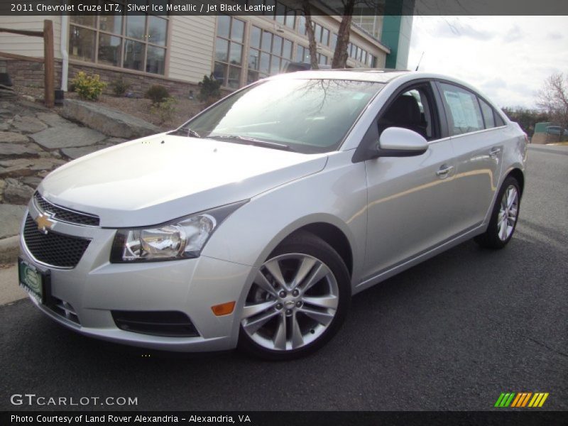 Silver Ice Metallic / Jet Black Leather 2011 Chevrolet Cruze LTZ
