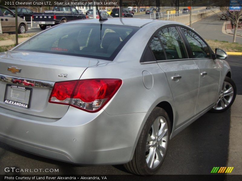 Silver Ice Metallic / Jet Black Leather 2011 Chevrolet Cruze LTZ