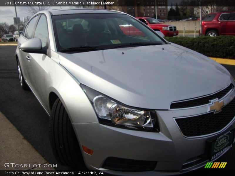 Silver Ice Metallic / Jet Black Leather 2011 Chevrolet Cruze LTZ