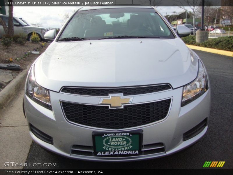 Silver Ice Metallic / Jet Black Leather 2011 Chevrolet Cruze LTZ