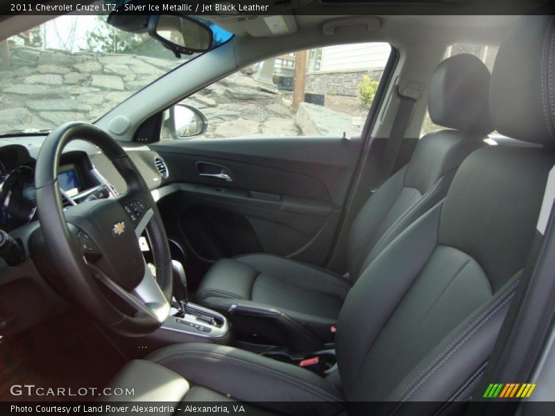 Silver Ice Metallic / Jet Black Leather 2011 Chevrolet Cruze LTZ