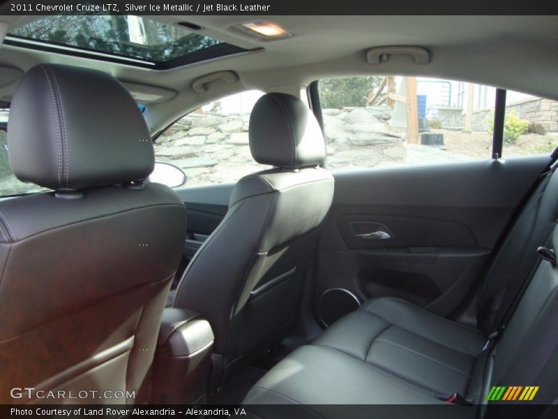 Silver Ice Metallic / Jet Black Leather 2011 Chevrolet Cruze LTZ