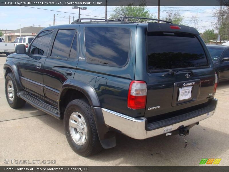 Evergreen Pearl / Oak 1998 Toyota 4Runner Limited 4x4