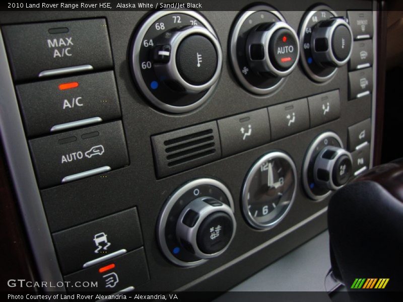 Alaska White / Sand/Jet Black 2010 Land Rover Range Rover HSE