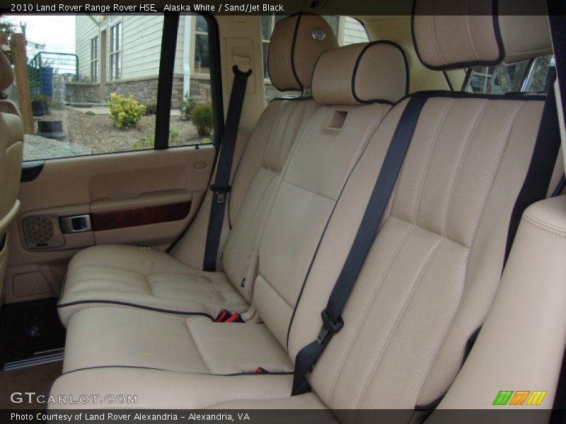 Alaska White / Sand/Jet Black 2010 Land Rover Range Rover HSE