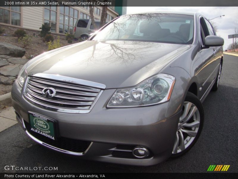 Platinum Graphite / Graphite 2008 Infiniti M 35x AWD Sedan