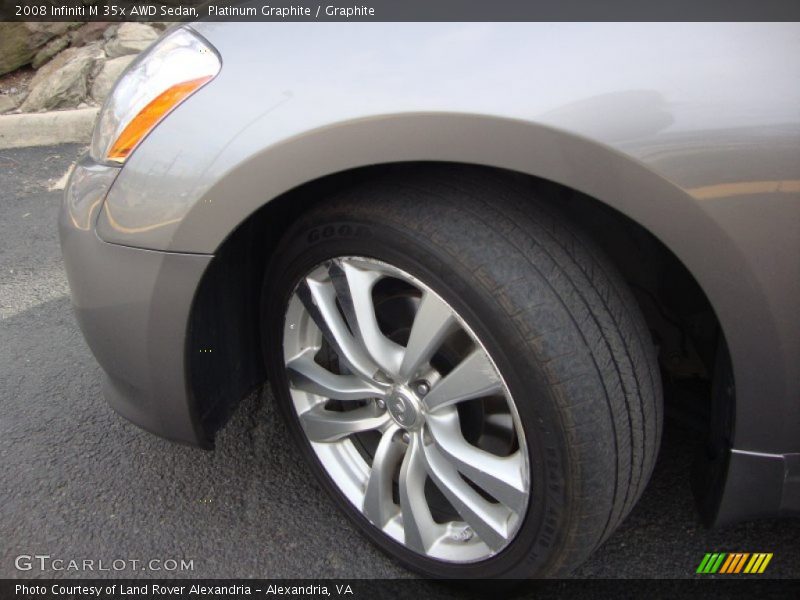 Platinum Graphite / Graphite 2008 Infiniti M 35x AWD Sedan