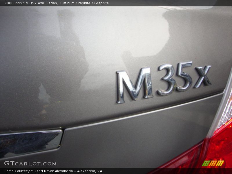 Platinum Graphite / Graphite 2008 Infiniti M 35x AWD Sedan