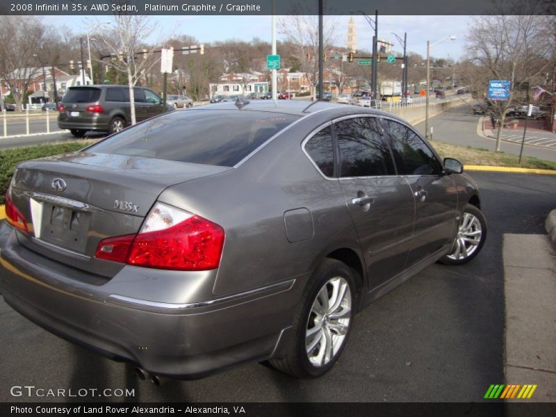 Platinum Graphite / Graphite 2008 Infiniti M 35x AWD Sedan