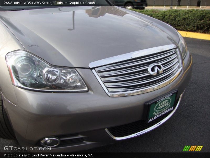 Platinum Graphite / Graphite 2008 Infiniti M 35x AWD Sedan