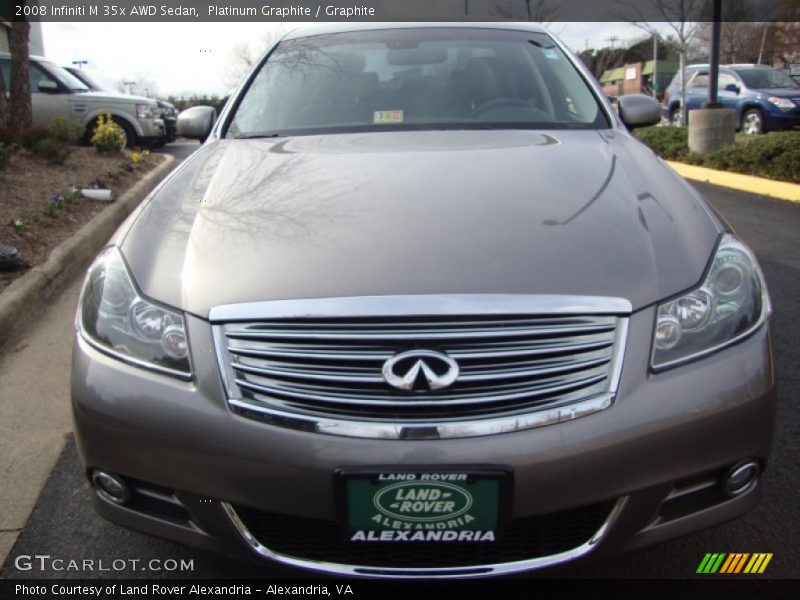 Platinum Graphite / Graphite 2008 Infiniti M 35x AWD Sedan