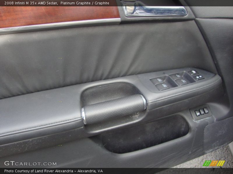 Platinum Graphite / Graphite 2008 Infiniti M 35x AWD Sedan